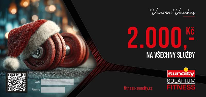 Voucher Vánoční Voucher: 2000,- Kč kredit na VŠECHNY SLUŽBY